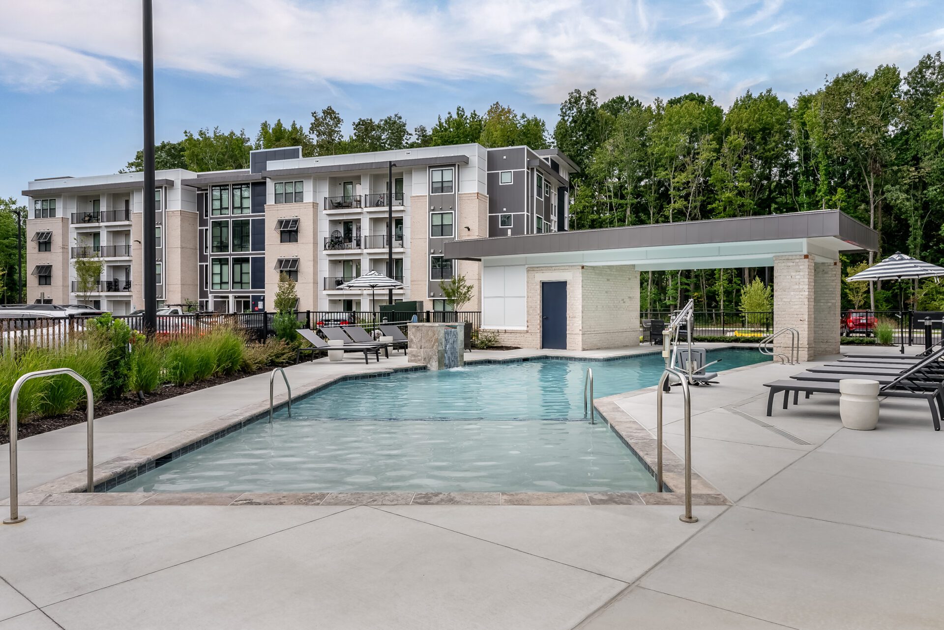 Resort-style pool